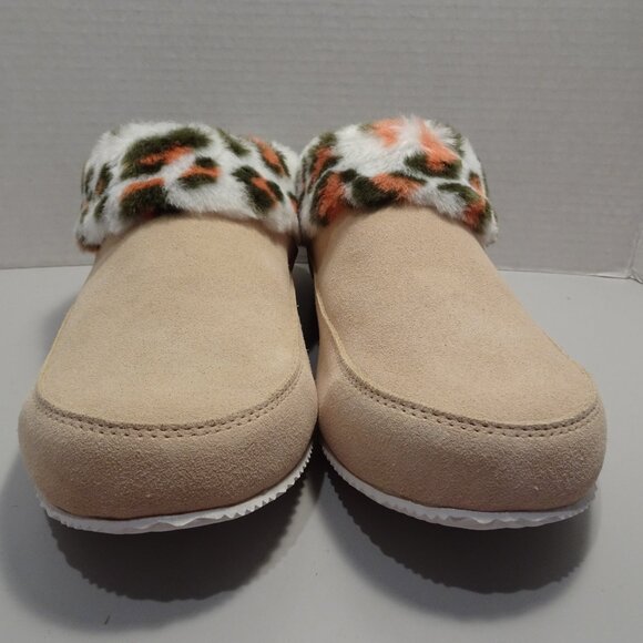 Sorel Womens Go Coffee Run Faux Fur Lined Suede Slippers NL4887-260 Size 11 NEW - Picture 2 of 5